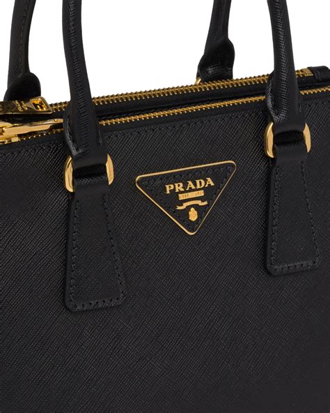 prada galleria micro saffiano leather tote|prada saffiano lux tote small.